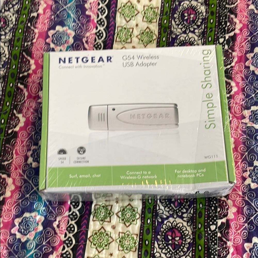 Netgear White G54 Wireless USB Adapter